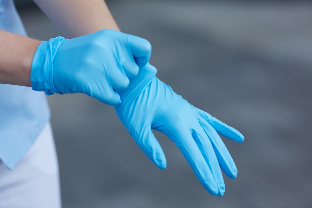 powdered medical gloves FDA