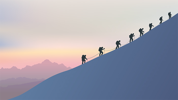 mountain climbers