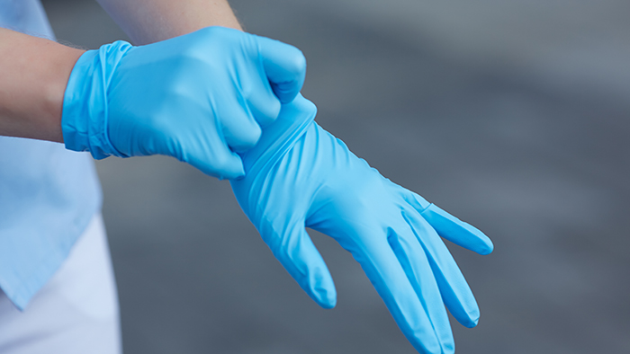 surgical gloves