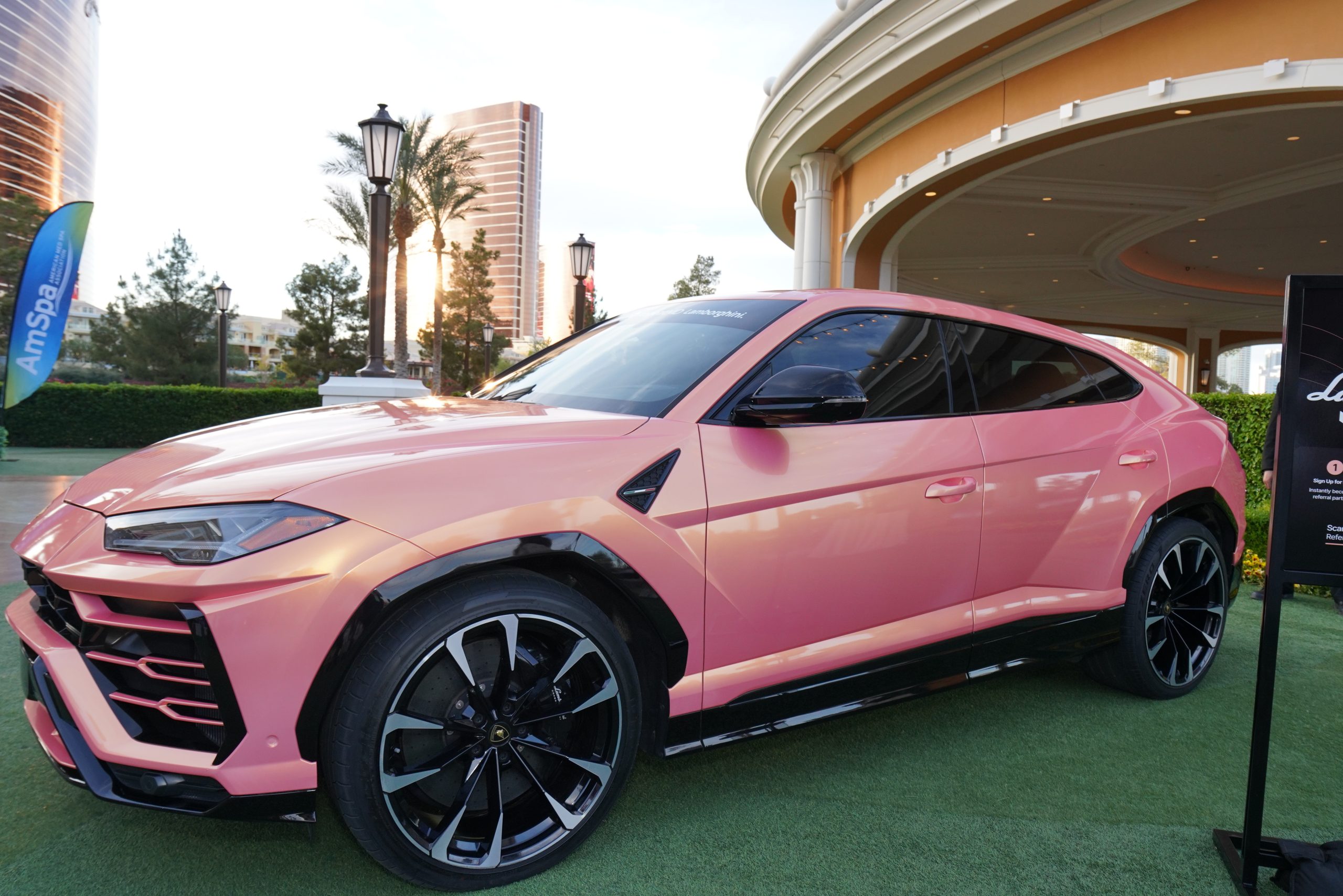 Lamborghini Urus, being raffled by RepeatMD at AmSpa's Medical Spa Show 2025. Winner will be announced at MSS26.