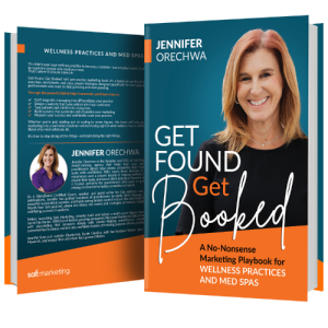 Get Found Get Booked by Jennifer Orechwa; front and back cover.